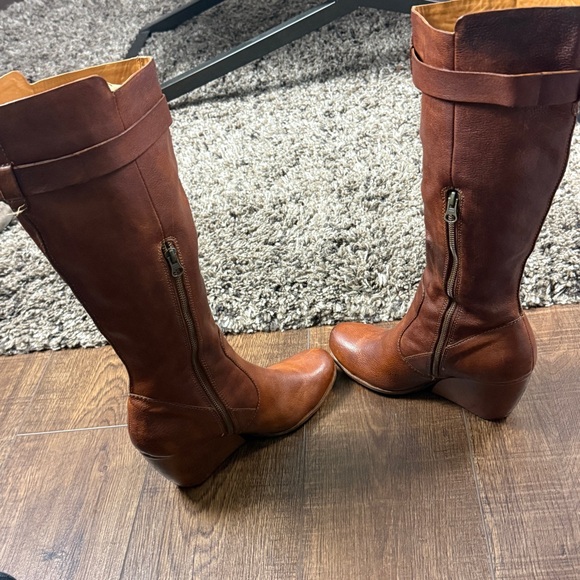 KORK-EASE Shawna Brown Leather Knee-High Boots Size 9 1/2 Women - Picture 9 of 15